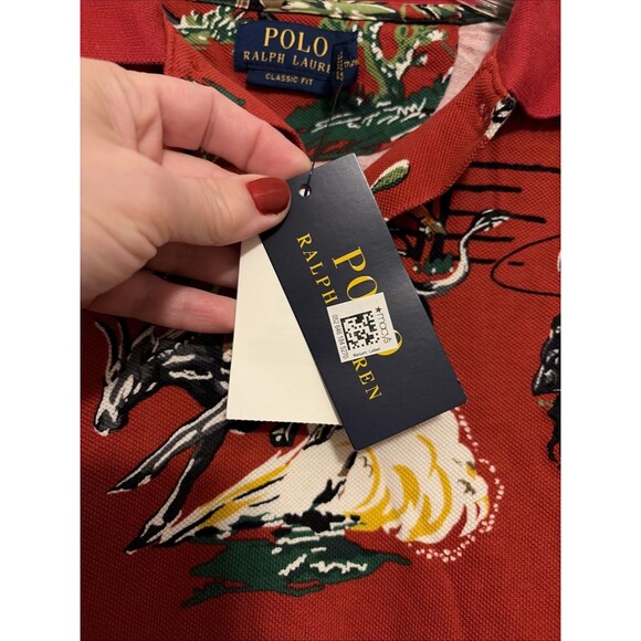 Polo Ralph Lauren VTG Western Polo Shirt Size M Rodeo Camping Outdoors Ranch NWT - Picture 4 of 6